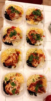 Weekday Meal-Prep Chicken Burrito Bowls Recipe by Tasty