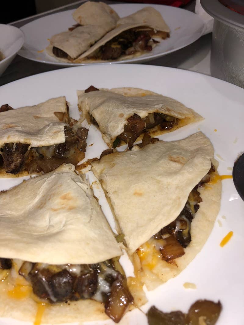 Steak Fajita Quesadillas Recipe By Tasty