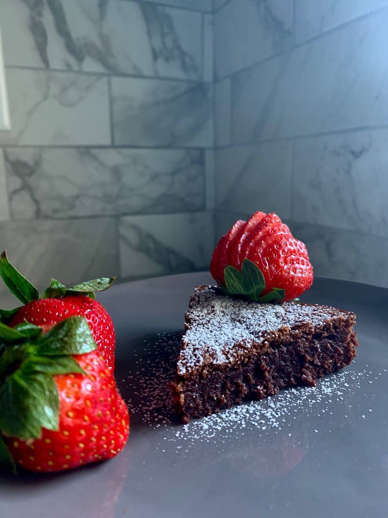 Swedish Sticky Chocolate Cake Kladdkaka Recipe By Tasty