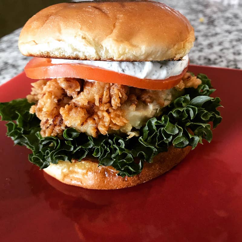 Buttermilk Fried Chicken Sandwich Recipe By Tasty