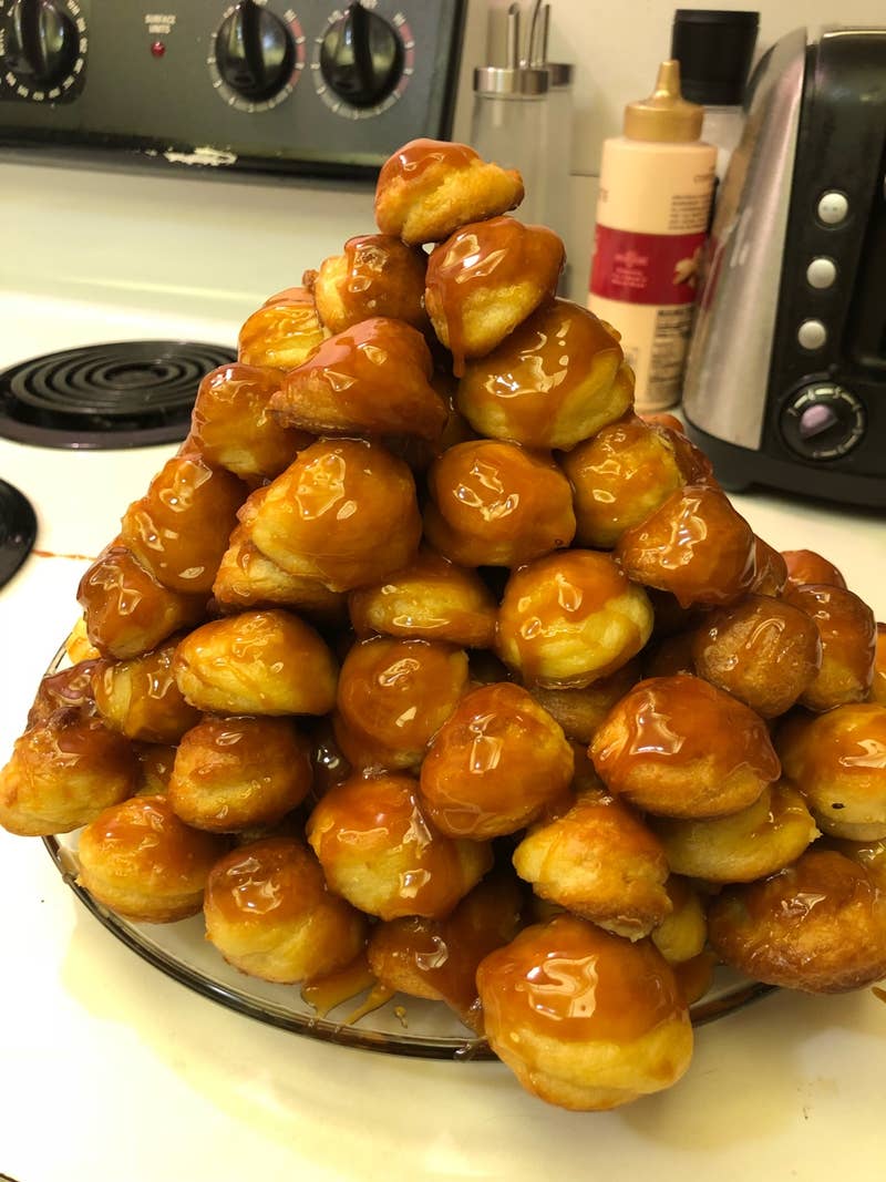 How To Make A Croquembouche Cream Puff Tower Recipe By Tasty