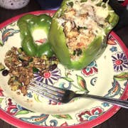 Turkey Zucchini Stuffed Jack O Lantern Bell Peppers Recipe By Tasty