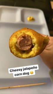 Cheesy jalapeno corn outlet dogs