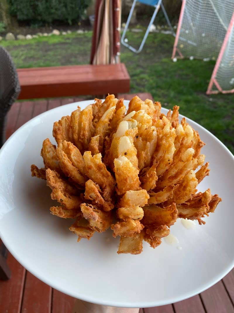 Deep Fried Blooming Onion Recipe By Tasty Deep Fried Blooming Onion Recipe By Tasty