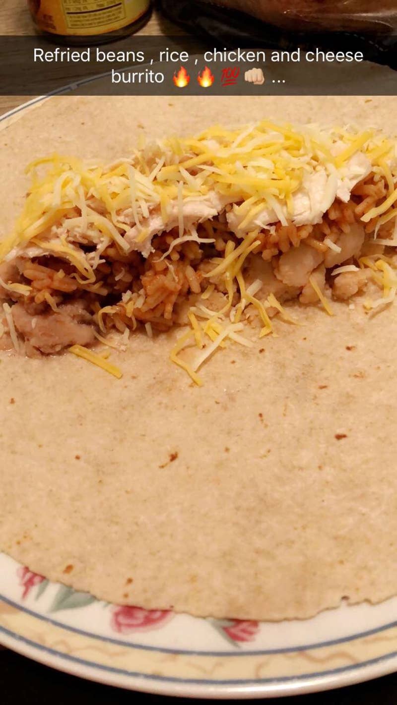 Chicken Rice Bean Burritos Recipe By Tasty