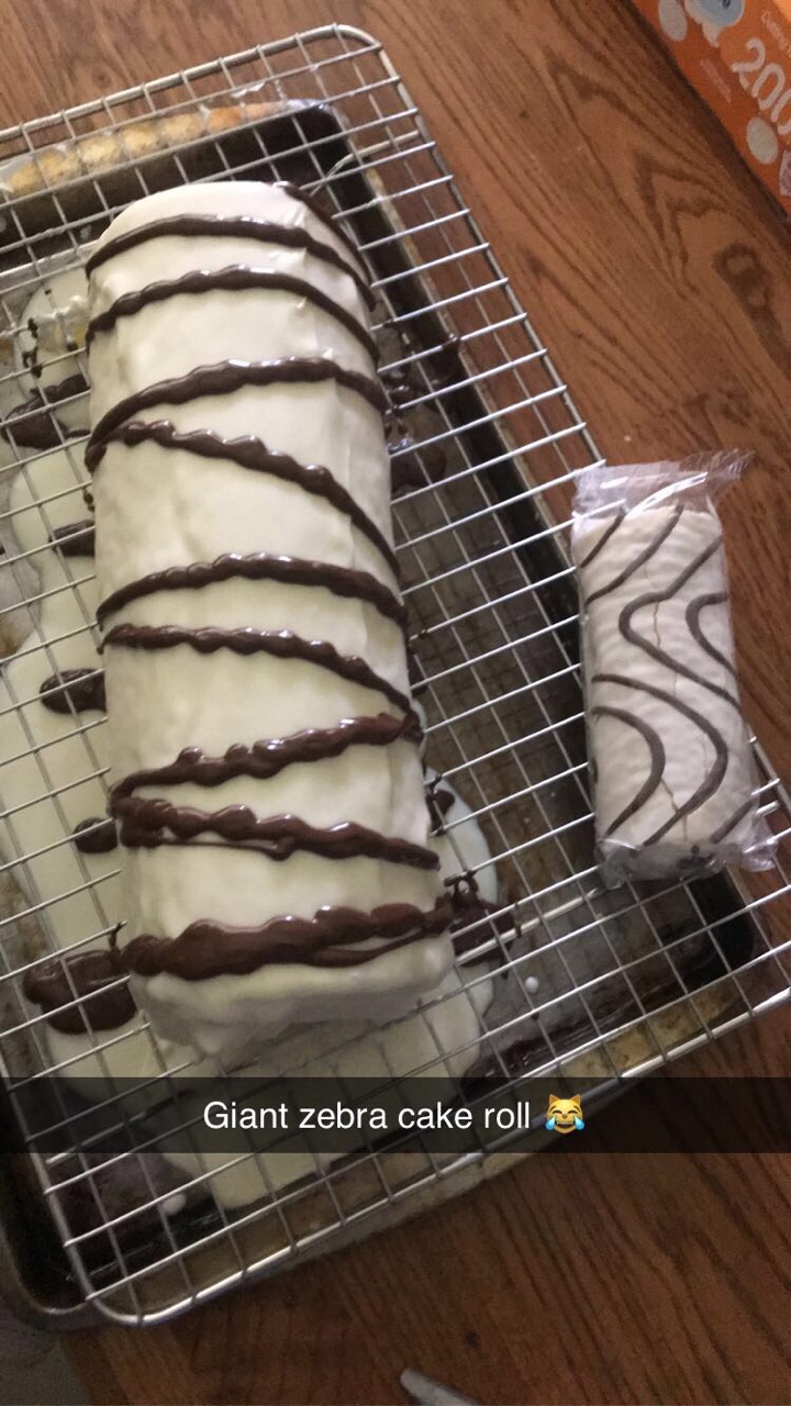 Easy Zebra Cake - Belly Full