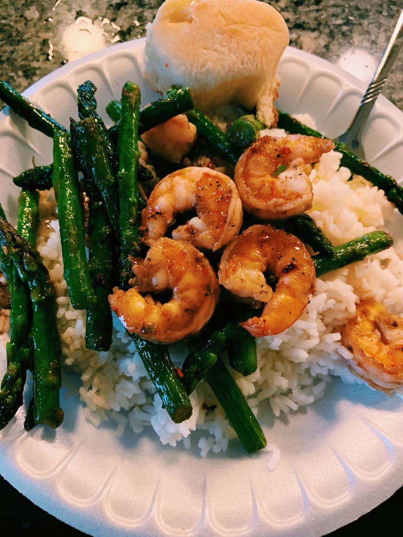 Shrimp And Asparagus Stir Fry Under 300 Calories Recipe By Tasty