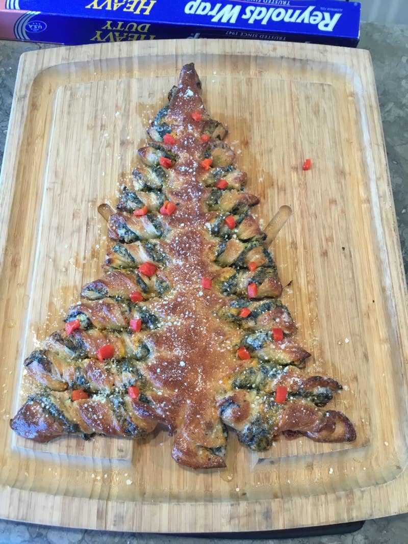Christmas Tree Pull Apart Bread Recipe By Tasty