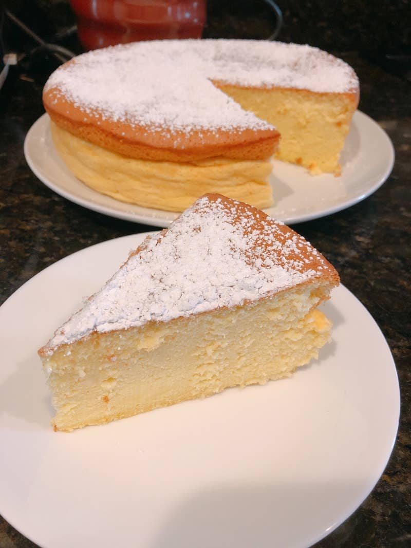 Fluffy Jiggly Japanese Cheesecake Recipe By Tasty Fluffy Jiggly Japanese Cheesecake Recipe By Tasty