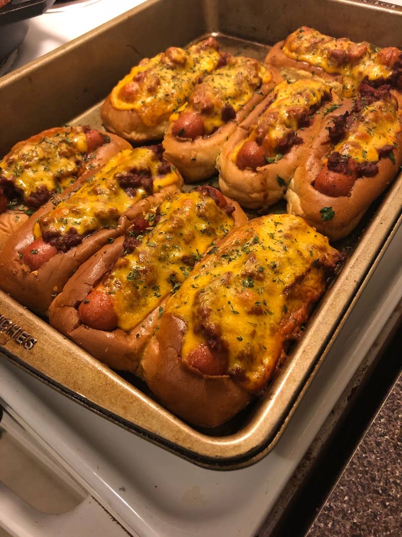 Chili Cheese Dog Boats Recipe By Tasty