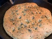 Easy Low-Flour Cast Iron Focaccia Bread Recipe by Tasty