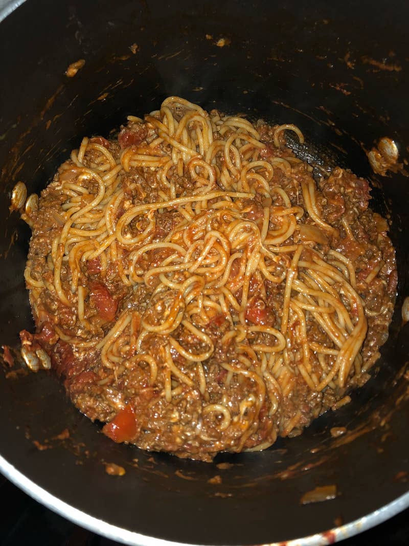 One Pot Taco Spaghetti Recipe By Tasty