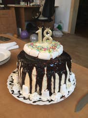 Baked by Zee - •ONE-DER THE SEA• Vanilla funfetti cake with vanilla  buttercream and gorgeous biscuit decor by @biscuitbaesa !  #firstbirthdaycake #seathemecake #cakesofinstagram