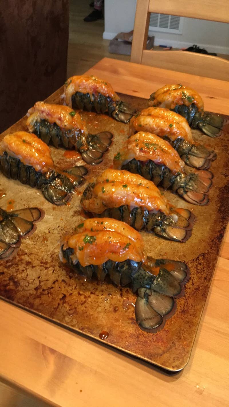 Baked Lobster Tails Recipe By Tasty