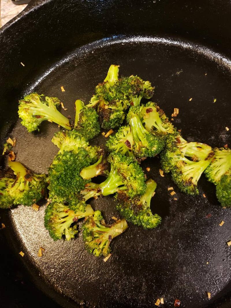 Pan Fried Broccoli Recipe By Tasty