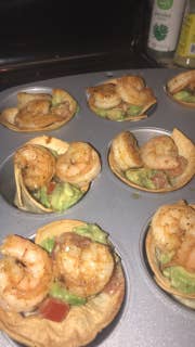 Shrimp Cups With Chunky Avocado Salsa Recipe by Tasty