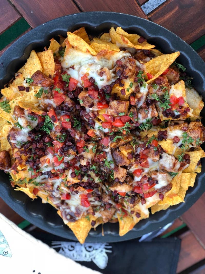 Loaded Bbq Chicken Nachos Recipe By Tasty