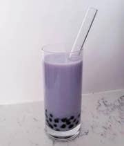 Taro Milk Tea With Boba Recipe By Tasty