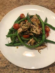 Weekday Meal-Prep Pesto Chicken & Veggies Recipe by Tasty