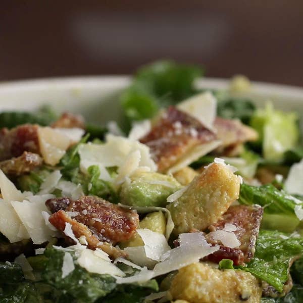 Bacon Avocado Caesar Salad