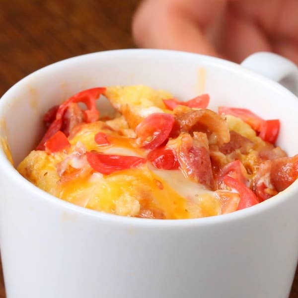 Bacon And Cheese In A Mug