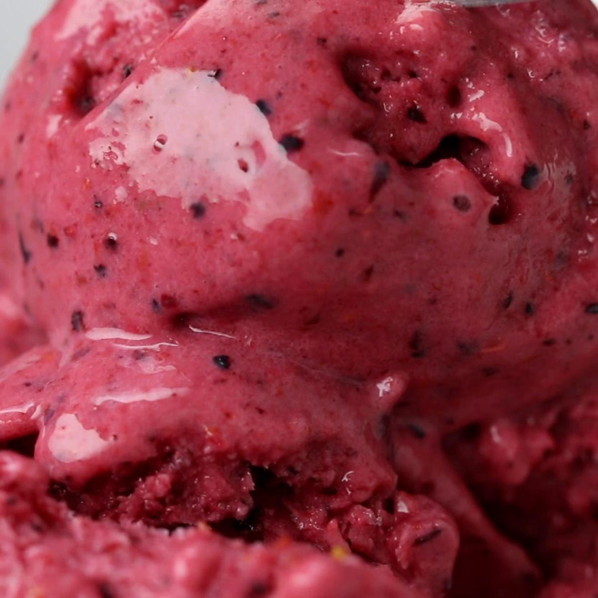 Mixed Berry Frozen Yogurt Recipe by Tasty