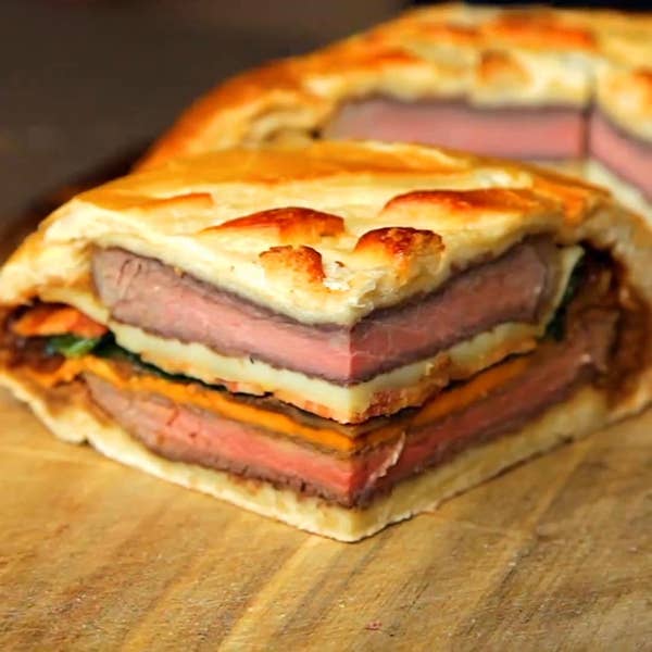 7-Layer Steak Sandwich