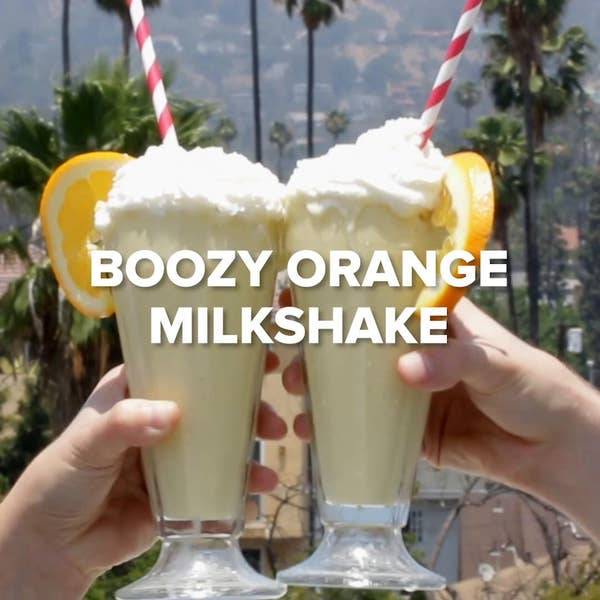 Boozy Orange Milkshake