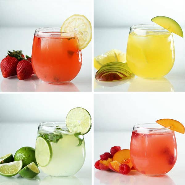 Spiked Lemonade 4 Ways