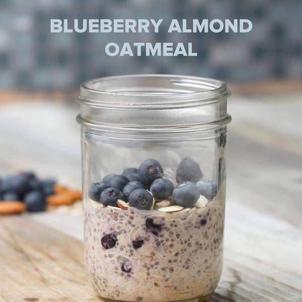 Blueberry Almond Instant Oatmeal Recipe by Tasty