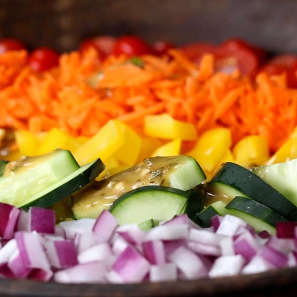 Rainbow Veggie Salad
