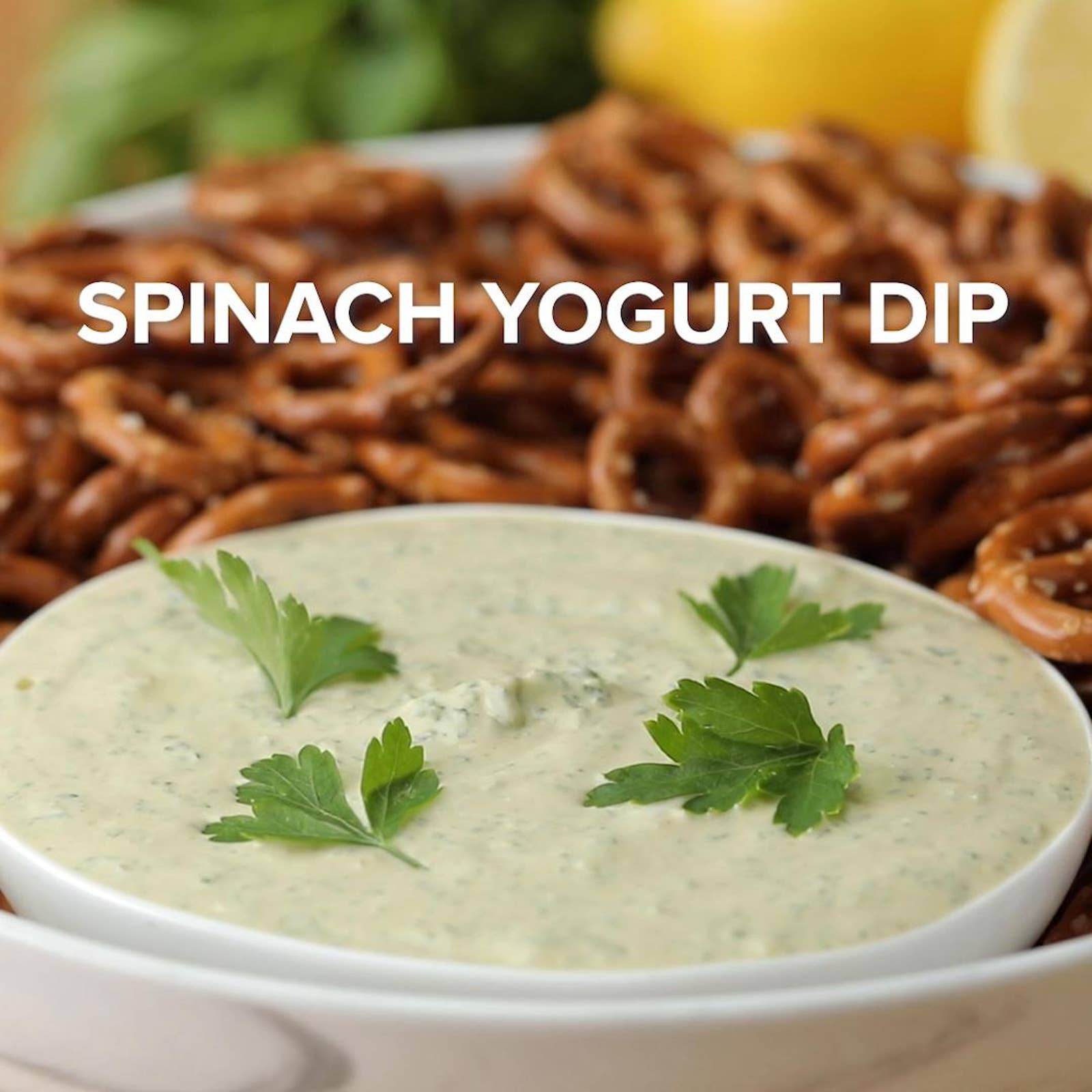 Spinach Yogurt Dip Recipe by Tasty