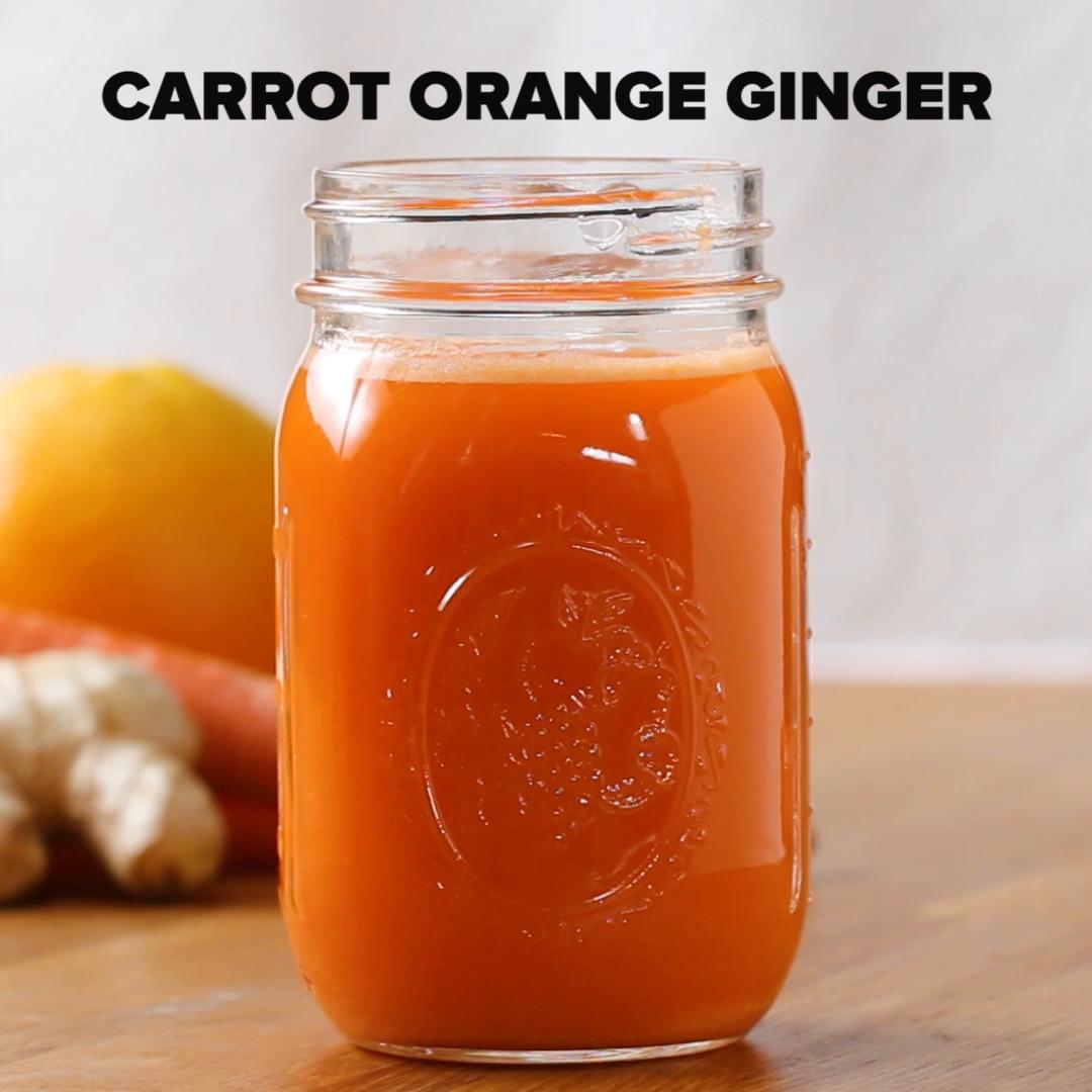 Carrot Orange Ginger Juice Recipe by Tasty