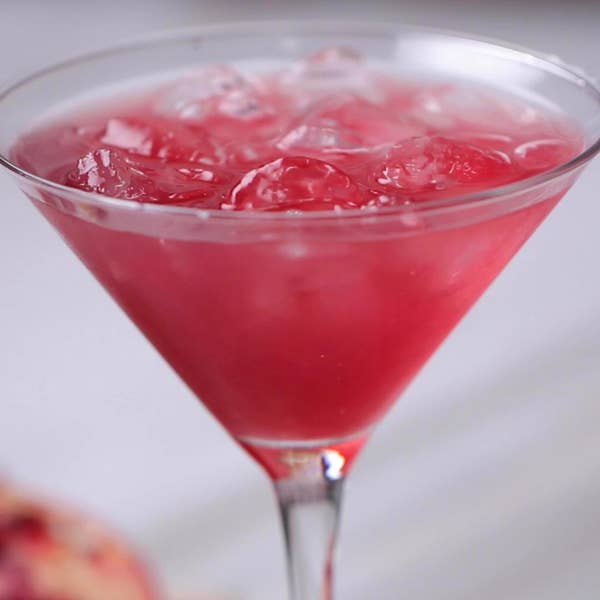 Soju Lemongrass Pomegranate Cocktail