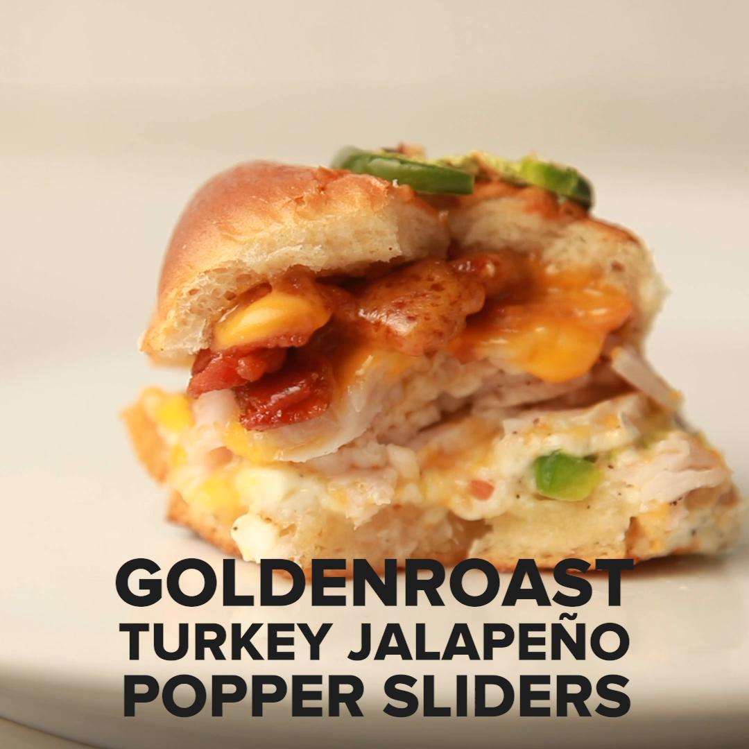 Charter Reserve® Turkey Jalapeno Popper Sliders Recipe by Tasty