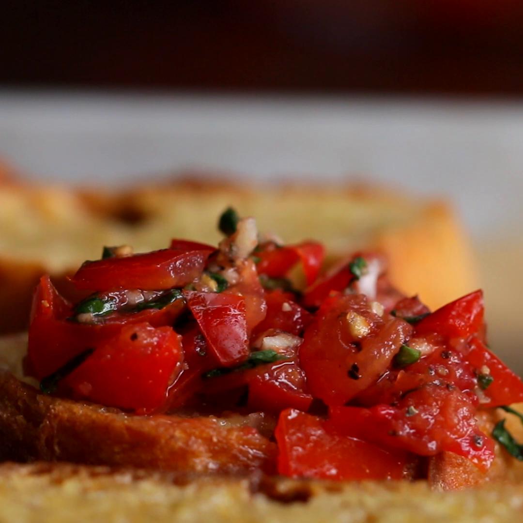 Tomato Basil Bruschetta Recipe by Tasty image