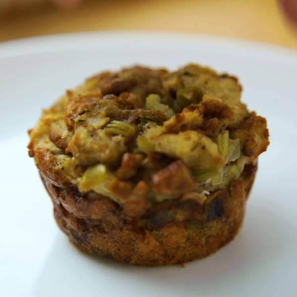 Apple And Pecan Stuffin’ Muffins
