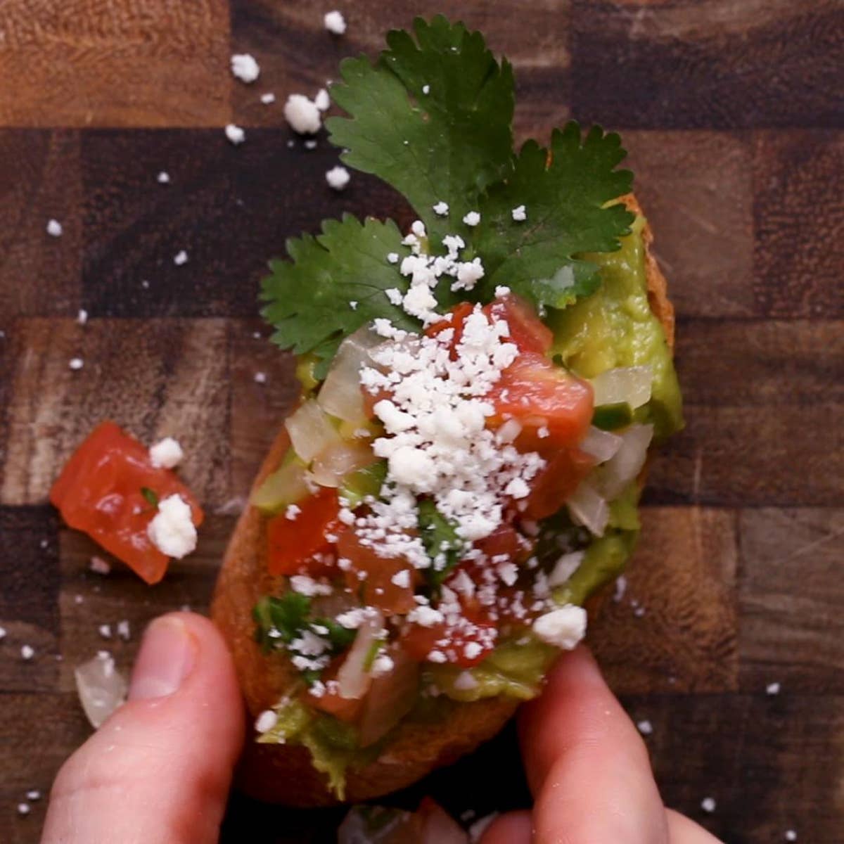 Guac Lover’s Crostini