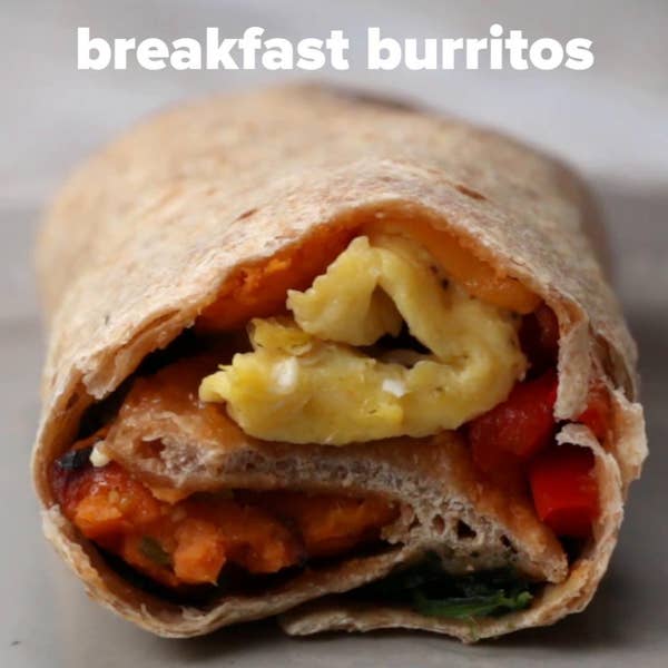 Healthier Frozen Breakfast Burritos