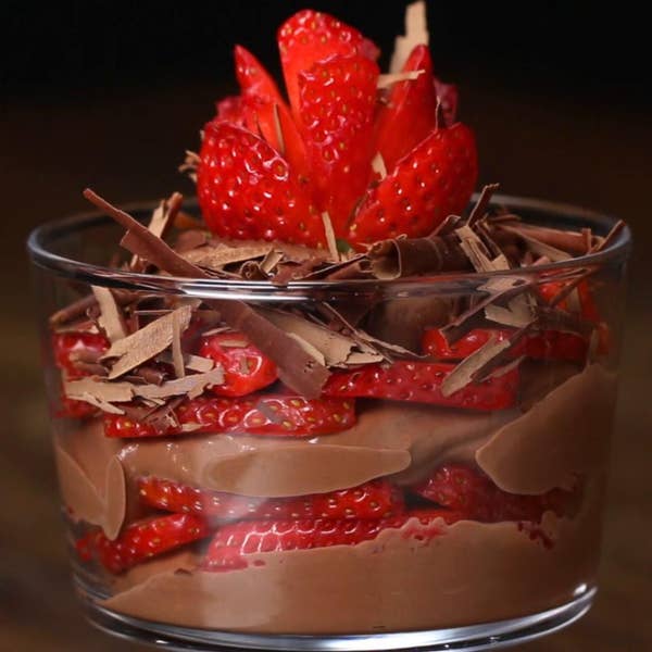 Strawberry Chocolate Mousse