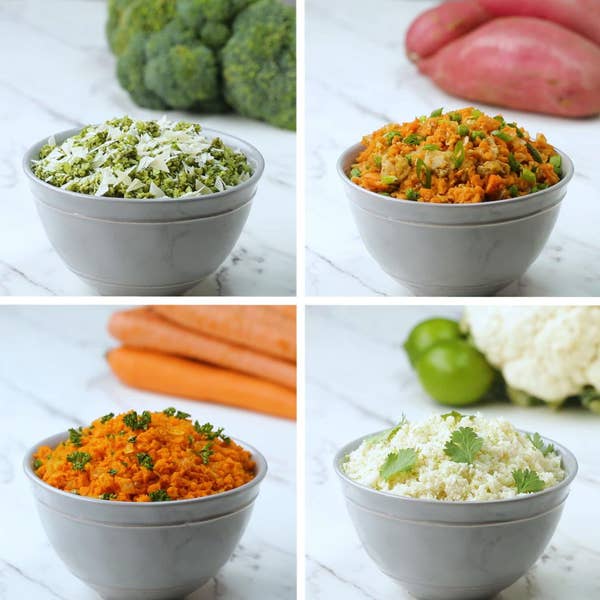 Veggie Rice 4 Ways