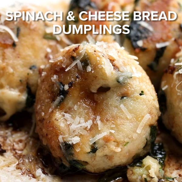 Spinach And Cheese Bread Dumplings