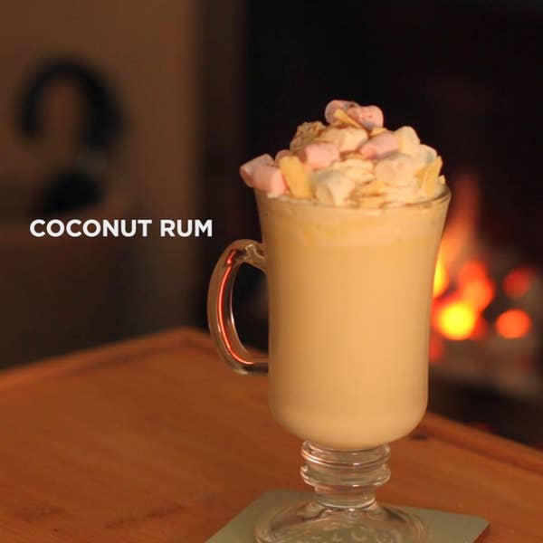 Coconut Rum Hot Chocolate