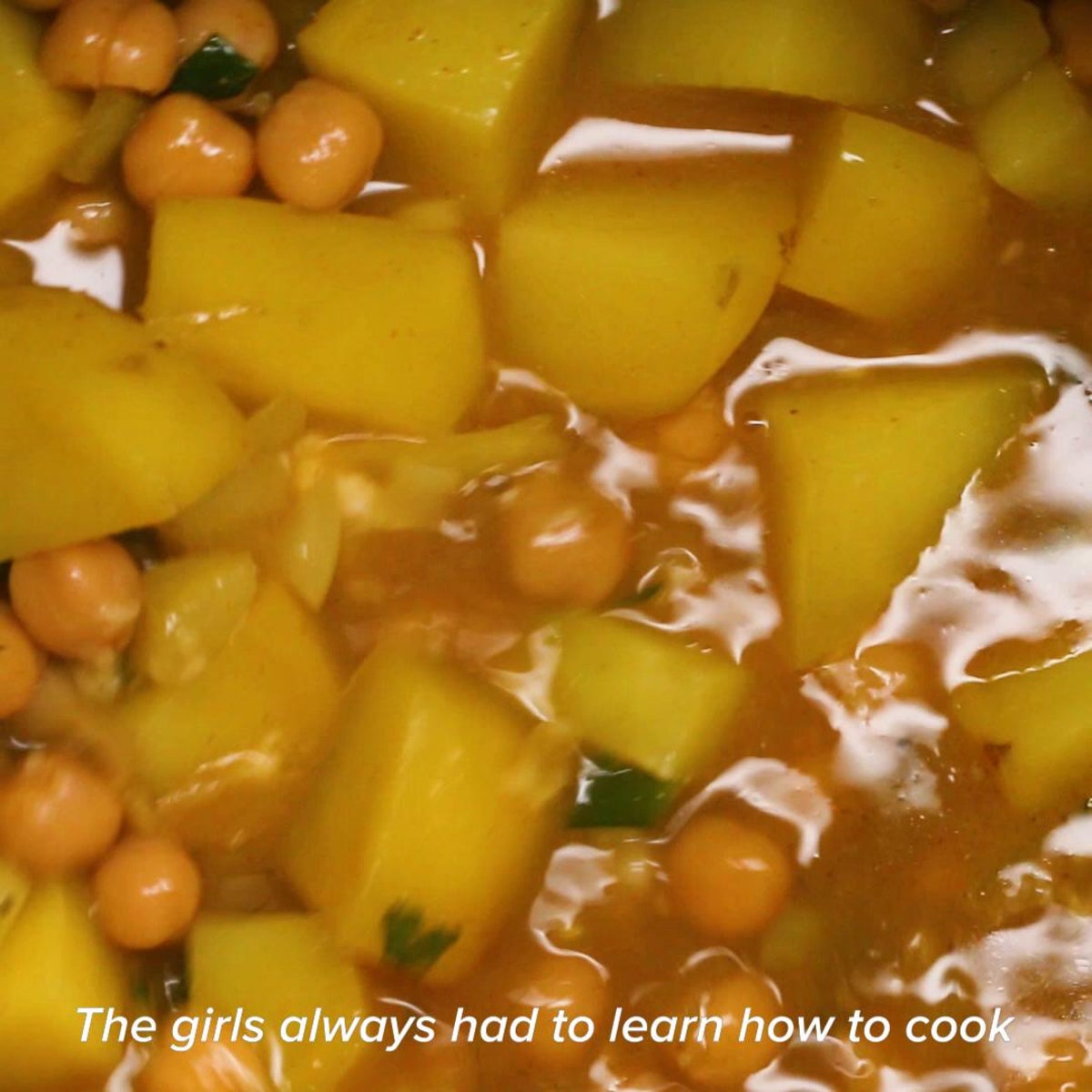 Chickpea And Potato Curry Recipe by Tasty-image