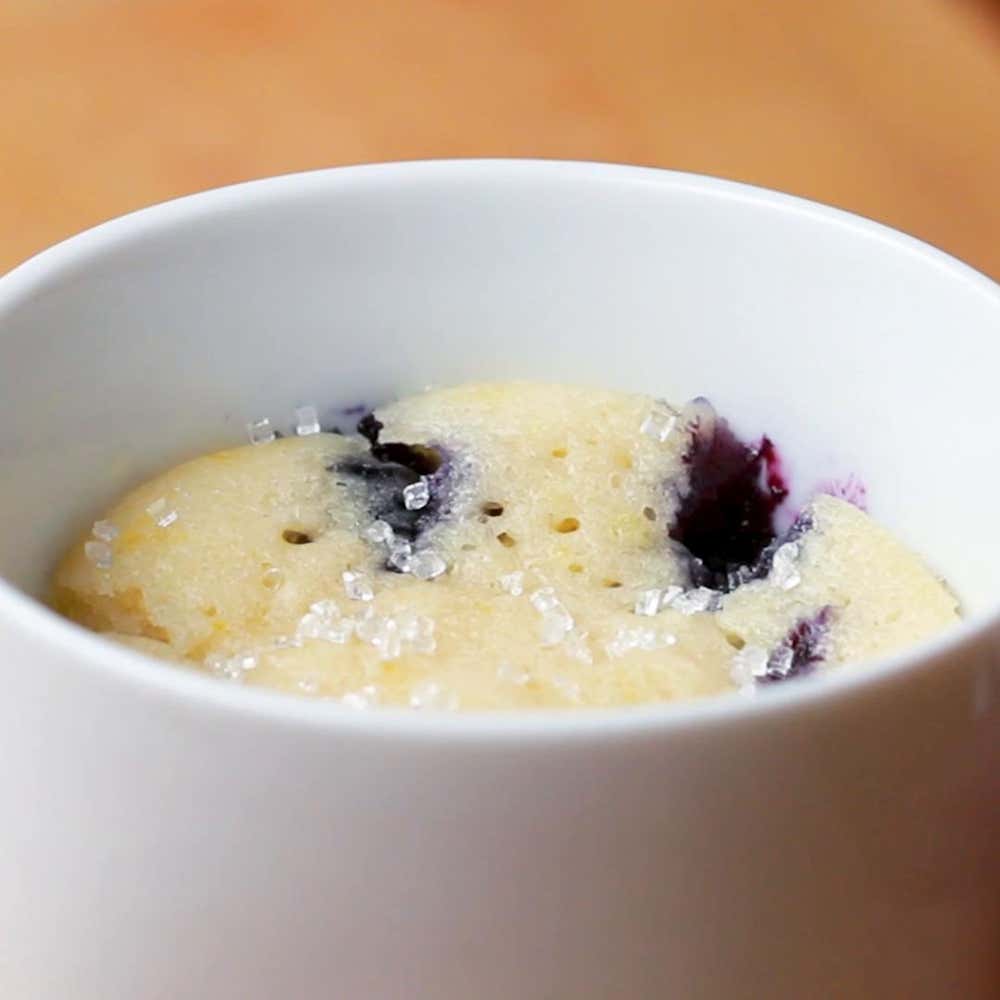 Blueberry Mug Muffin Recipe by Tasty