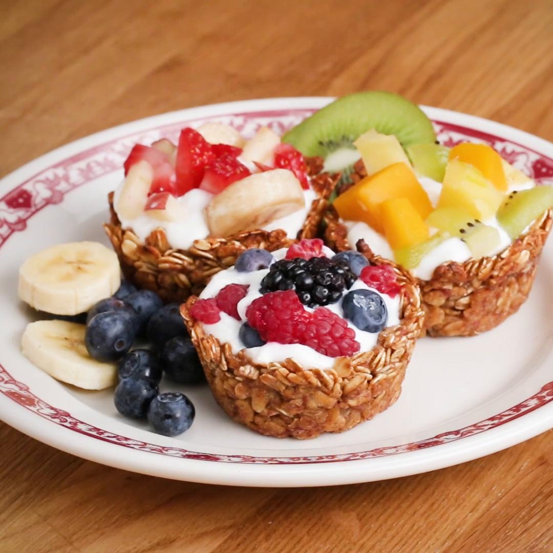 Three Healthy Breakfasts In A Muffin Tin 