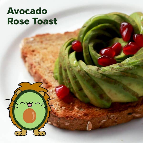 Avocado Rose Toast (Leo)