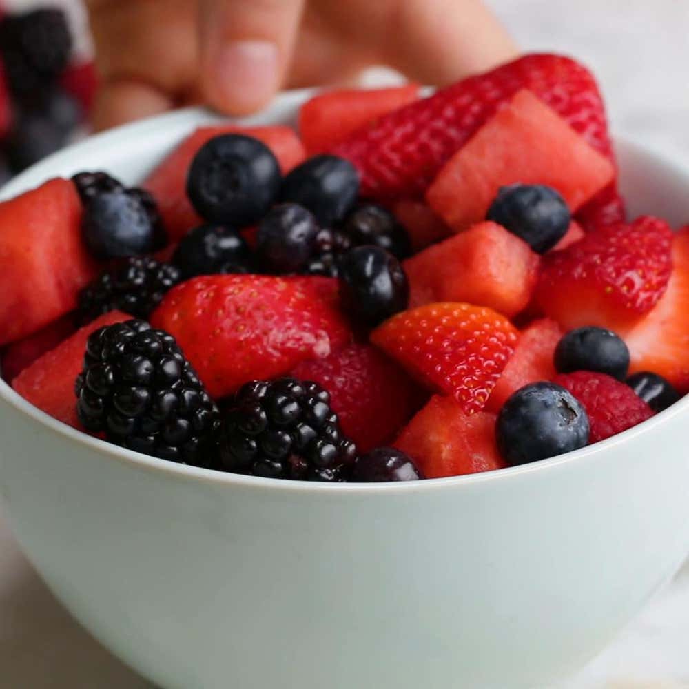 Melon Berry Fruit Salad Recipe by Tasty