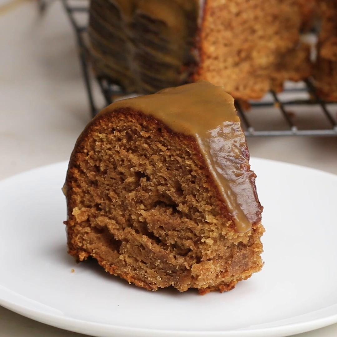 Espresso Toffee Nut Banana Cake (Vegan Gluten-Free) - Nourishing Amy