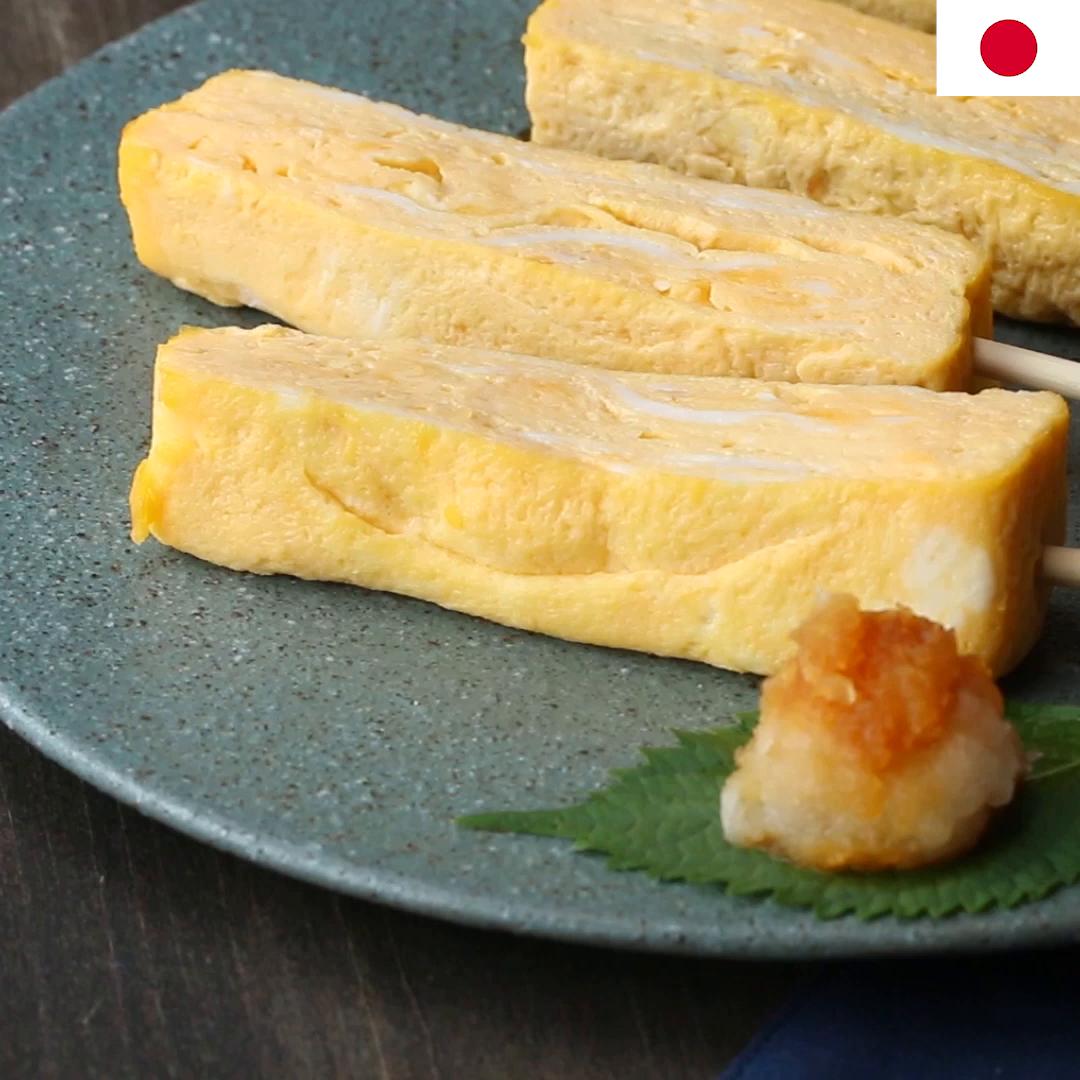 Tamagoyaki (pan fried rolled egg) Recipe - Japanese Cooking 101 